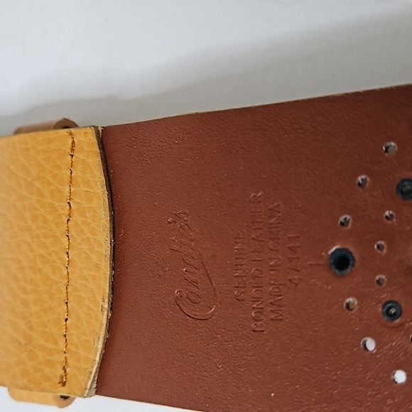 Candie's Jeweled Belt sz L Tan NWT - Picture 4 of 7